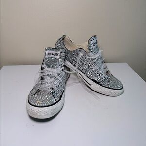 Converse All ⭐️ Star snickers with rhinestones 8 Size